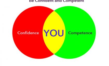 Be confident and competent